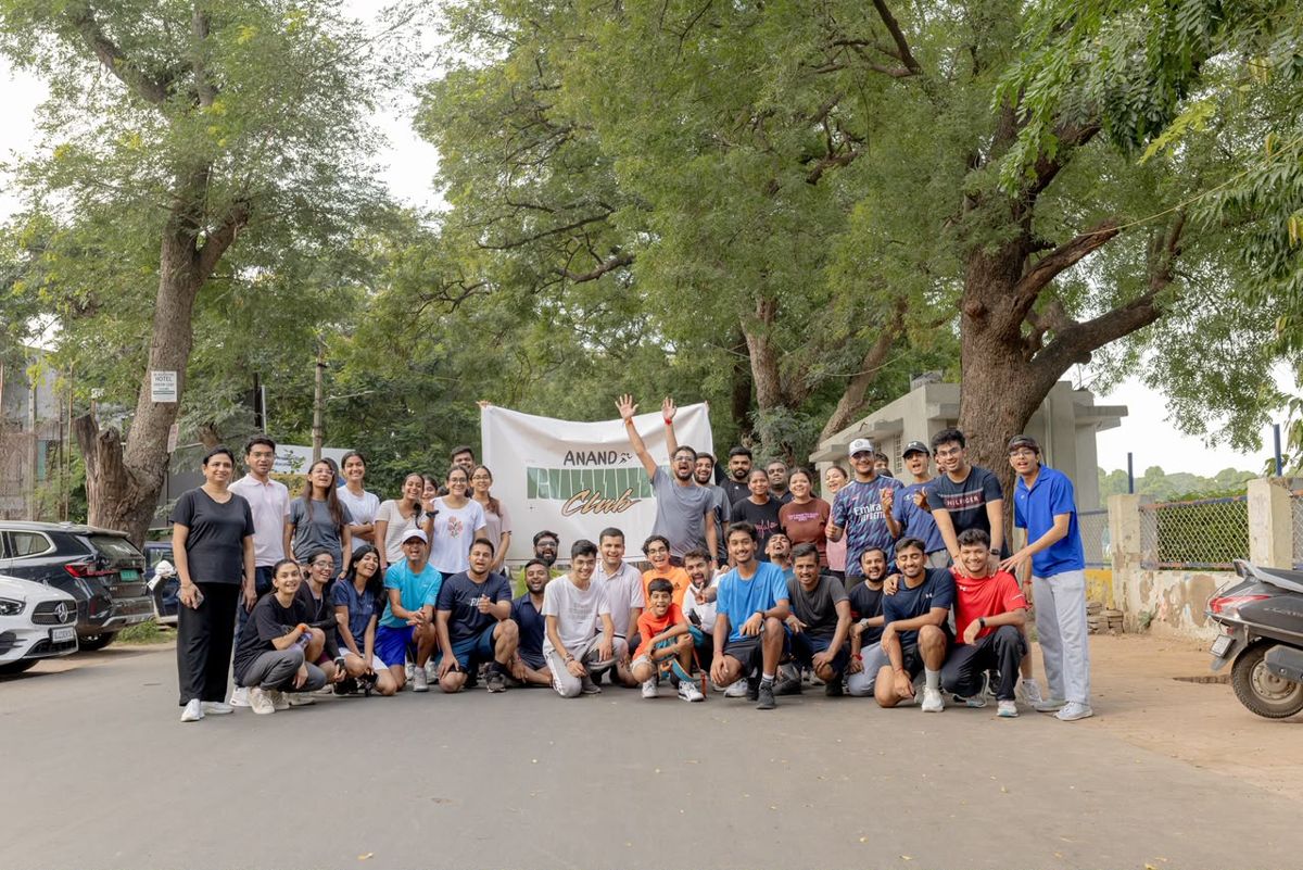 Anand Running Club community group run founded by Swayam J. Shah in Anand Gujarat